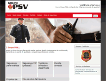 Tablet Screenshot of grupopsv.com.br